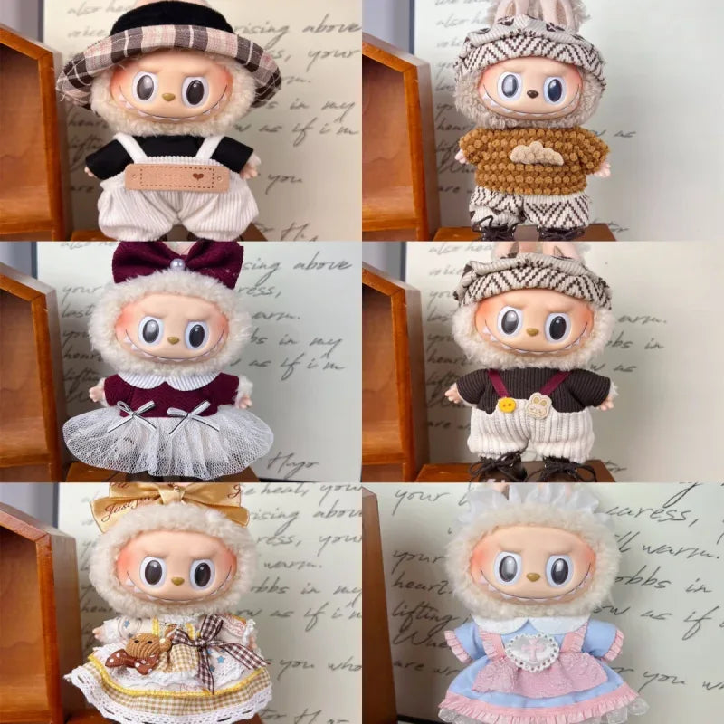 Labubu Doll Clothes For 17cm Dolls Cute Outfit Accessories - ToylandEU