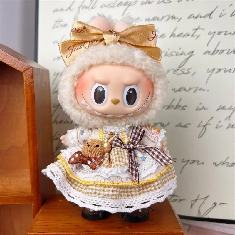 Labubu Doll Clothes For 17cm Dolls Cute Outfit Accessories - ToylandEU