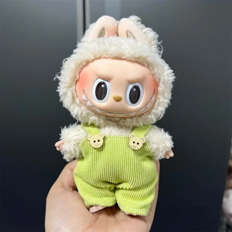 Labubu Doll Clothes Overalls Set For 17cm Kpop Style Doll - ToylandEU