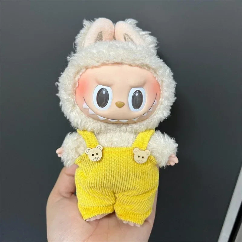 Labubu Doll Clothes Overalls Set For 17cm Kpop Style Doll - ToylandEU