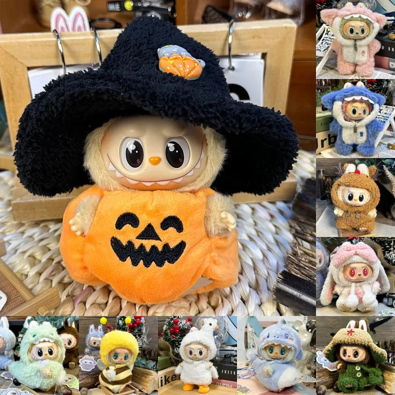 Labubu Doll Clothes Set For 17cm Plush Dolls Animal Style - ToylandEU