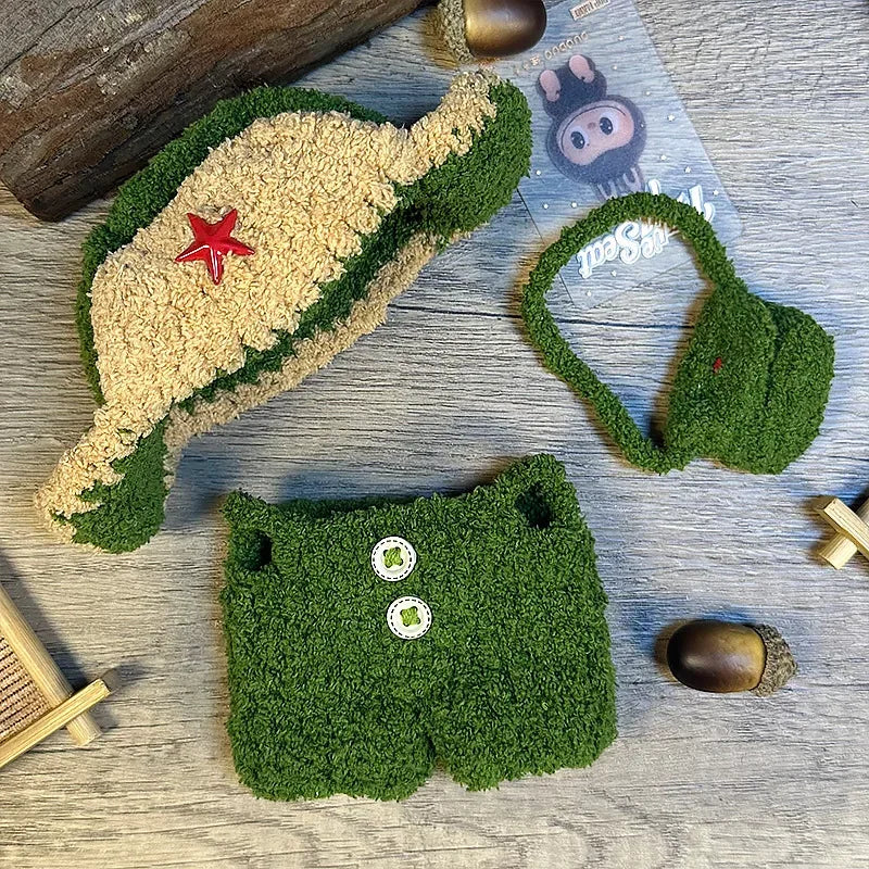 Labubu Doll Clothes Set For 17cm Plush Dolls Animal Style - ToylandEU