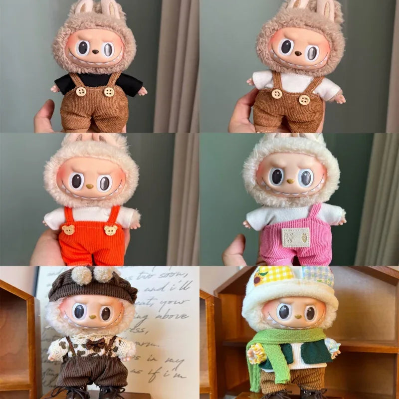 Labubu Doll Clothes Set For 17cm Plush Dolls Premium - ToylandEU