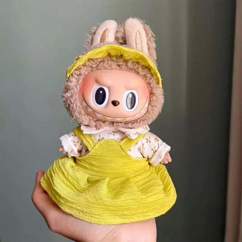  Labubu Doll Clothes Soft Cotton 17cm Cosplay Dress -  ToylandEU™