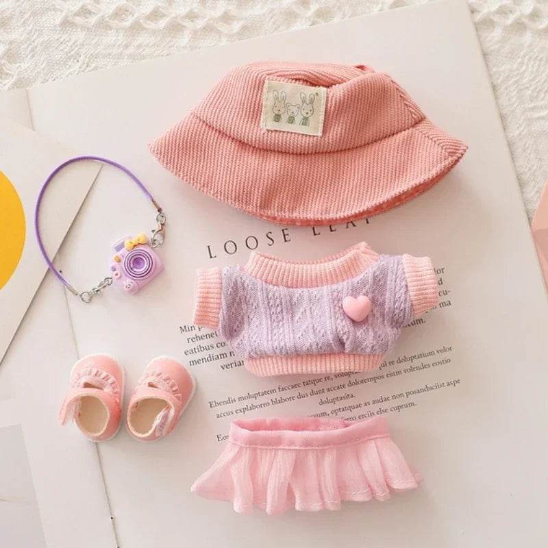Labubu Doll Clothes Tulle Skirt Set Stylish Outfit Replacement - ToylandEU