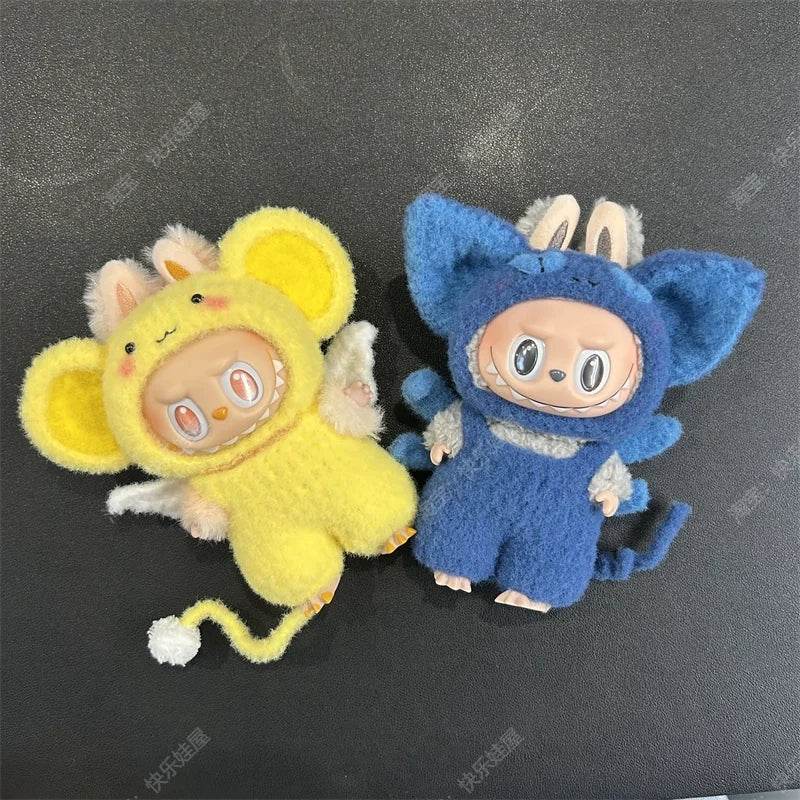 Labubu Doll Pendant Rubber Doll Clothes 15cm Party Hat - ToylandEU