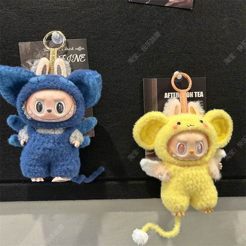 Labubu Doll Pendant Rubber Doll Clothes 15cm Party Hat - ToylandEU