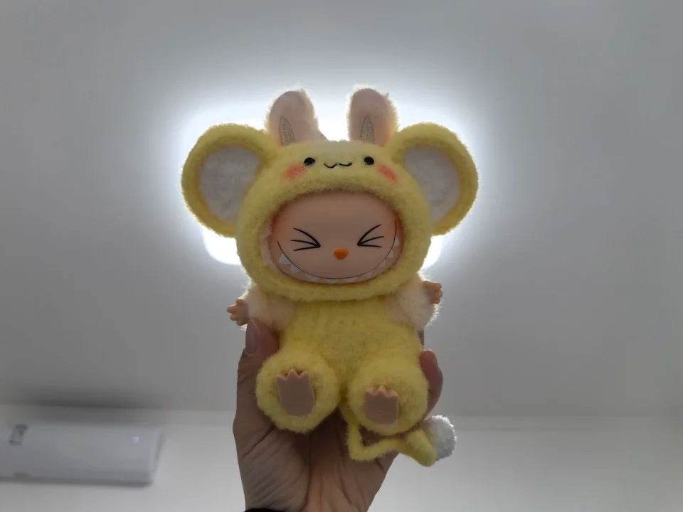 Labubu Doll Pendant Rubber Doll Clothes 15cm Party Hat - ToylandEU