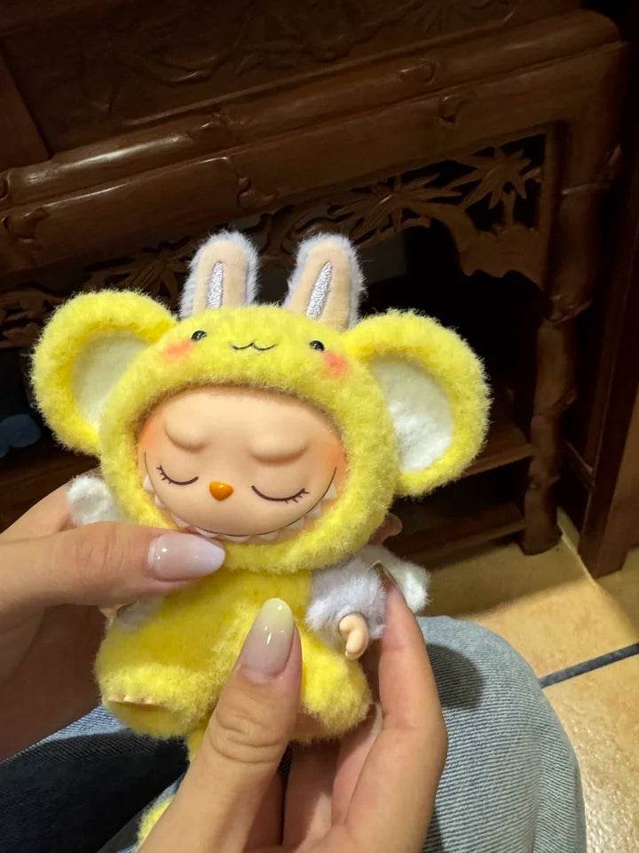 Labubu Doll Pendant Rubber Doll Clothes 15cm Party Hat - ToylandEU