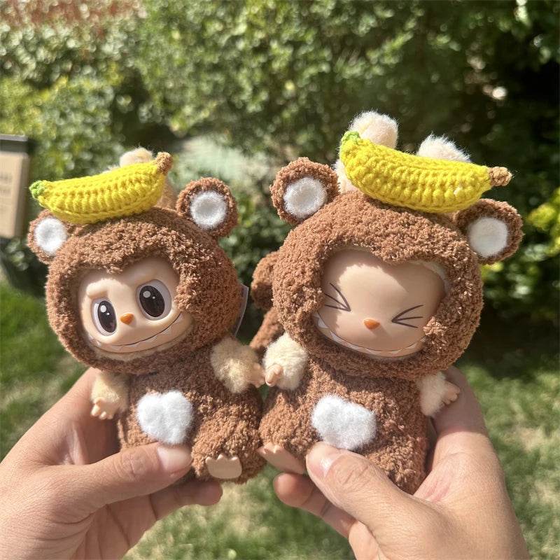 Labubu Doll Pendant Rubber Doll Clothes 15cm Party Hat - ToylandEU