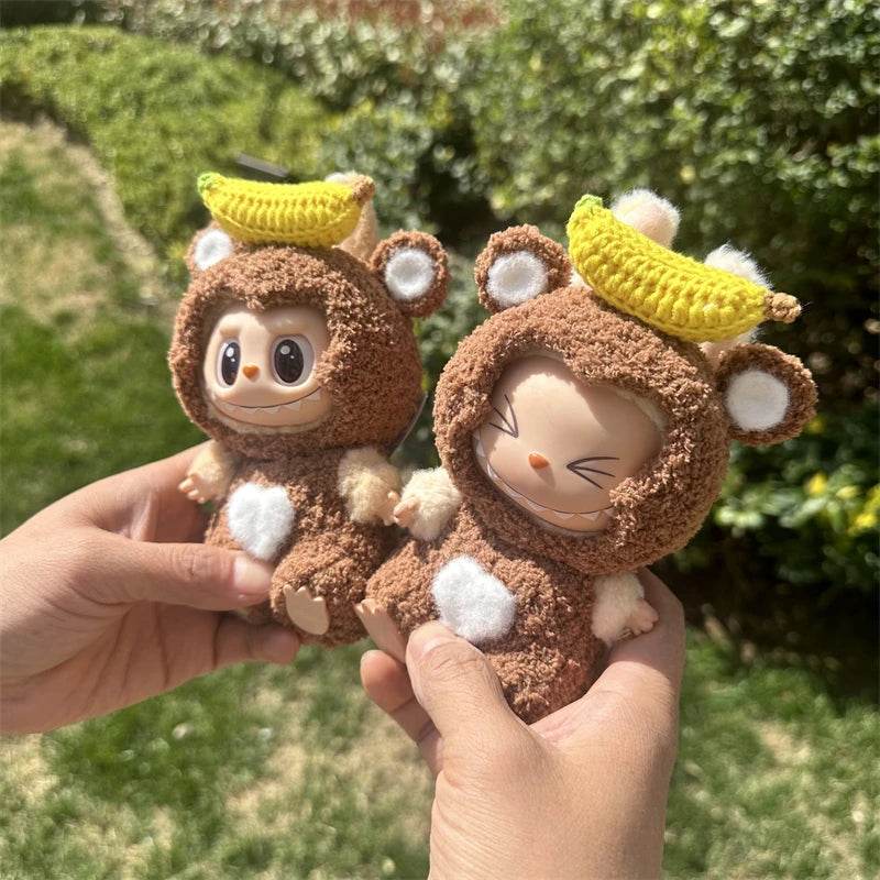 Labubu Doll Pendant Rubber Doll Clothes 15cm Party Hat - ToylandEU