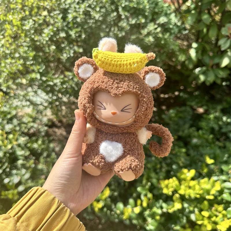 Labubu Doll Pendant Rubber Doll Clothes 15cm Party Hat - ToylandEU