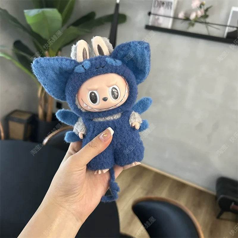 Labubu Doll Pendant Rubber Doll Clothes 15cm Party Hat - ToylandEU