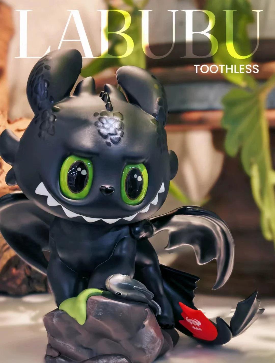  Labubu HTTYD Toothless Figurine|16.2-17.5cm|Toylandeu™ 