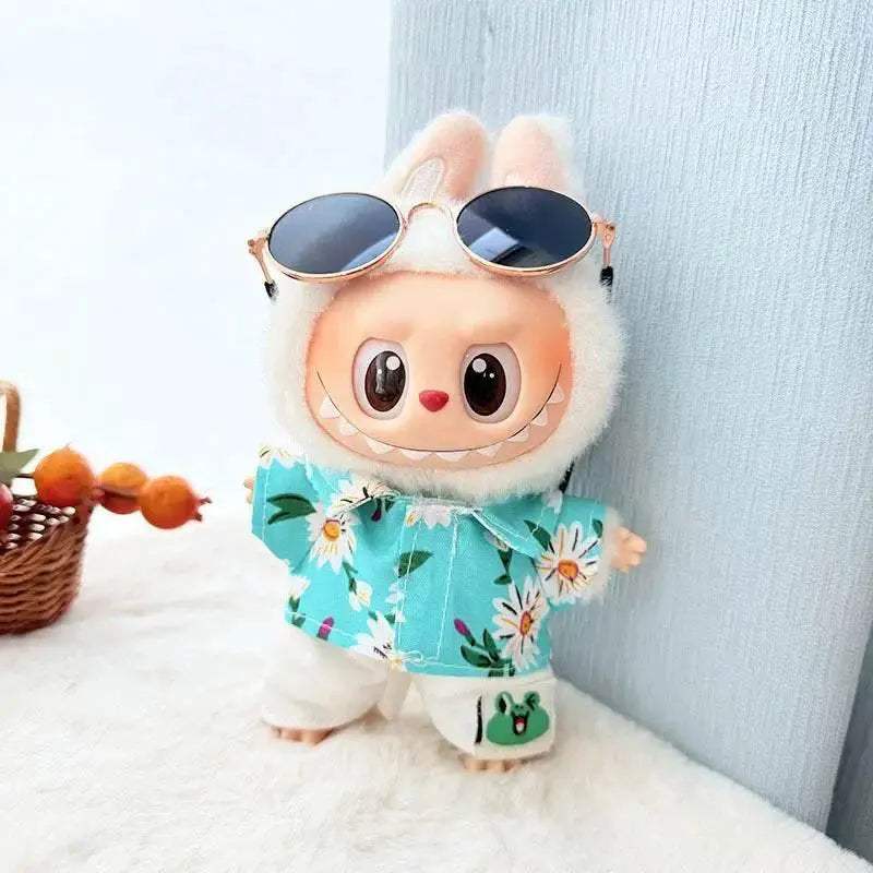 Labubu Outfit: Sunny Beach Chair Mini Lounge for Dolls - ToylandEU