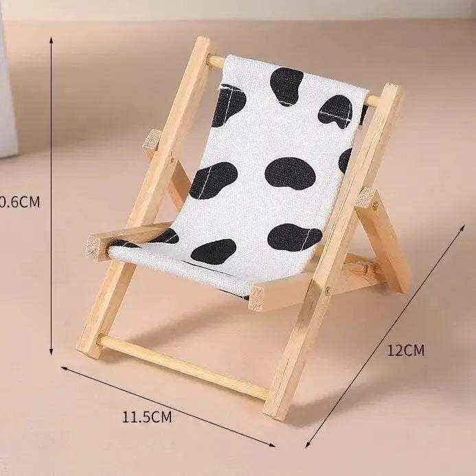 Labubu Outfit: Sunny Beach Chair Mini Lounge for Dolls - ToylandEU