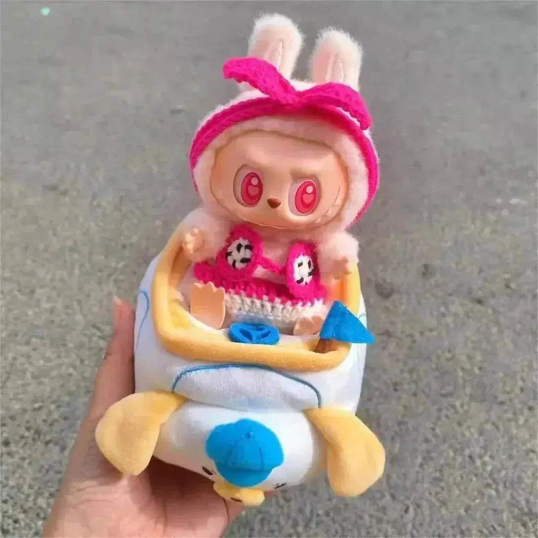 Labubu Outfit: Sunny Beach Chair Mini Lounge for Dolls - ToylandEU