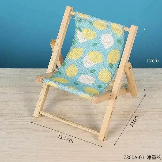  Labubu Outfit: Sunny Beach Chair for 17cm Dolls -  ToylandEU™