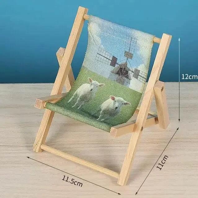  Labubu Outfit: Sunny Beach Chair for 17cm Dolls -  ToylandEU™