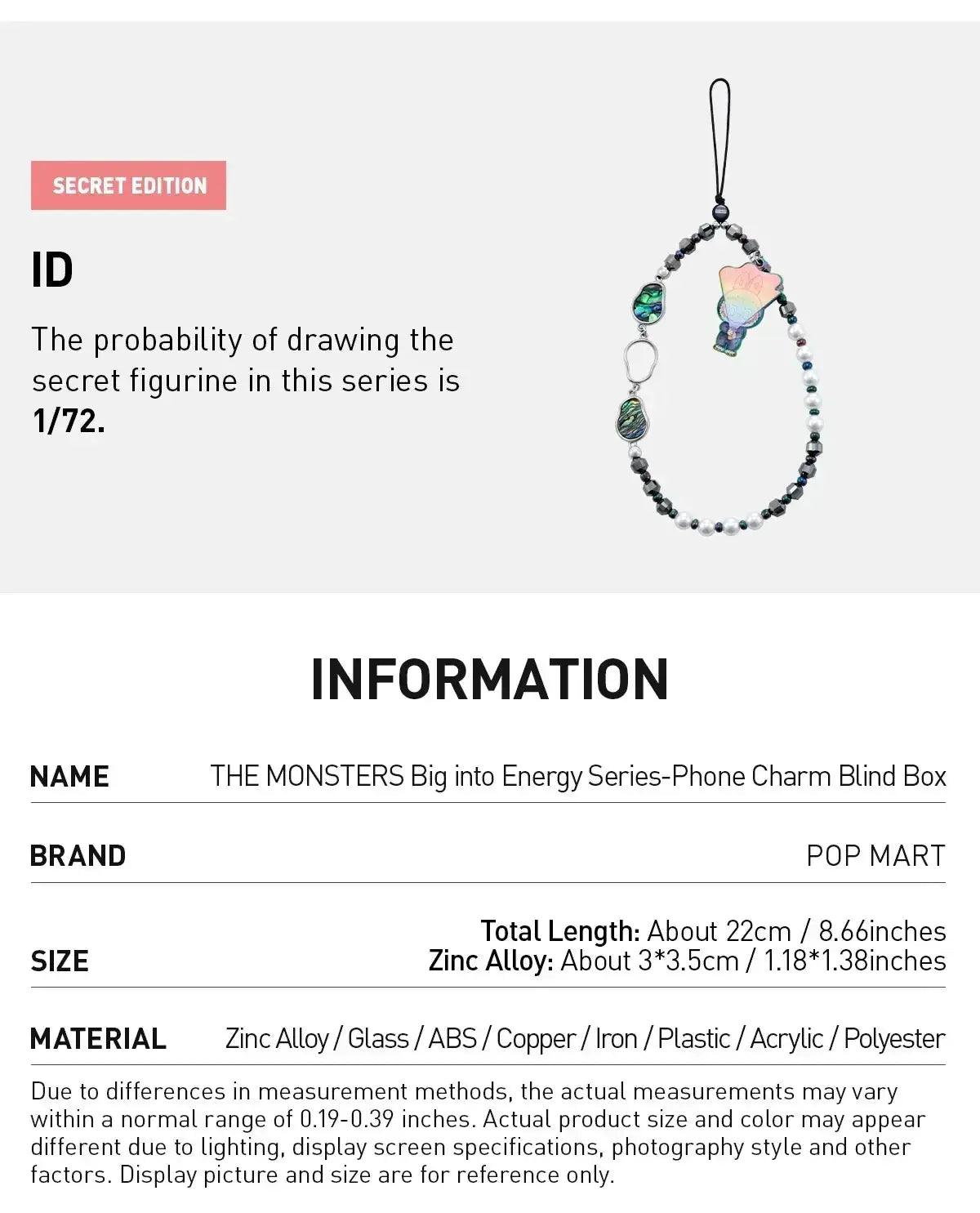  Labubu Phone Charm Blind Box Sealed Edition Popmart -  ToylandEU™