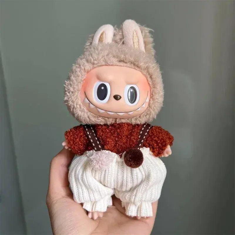  Labubu Plush Doll Clothes Overalls Set Gift Deluxe -  ToylandEU™