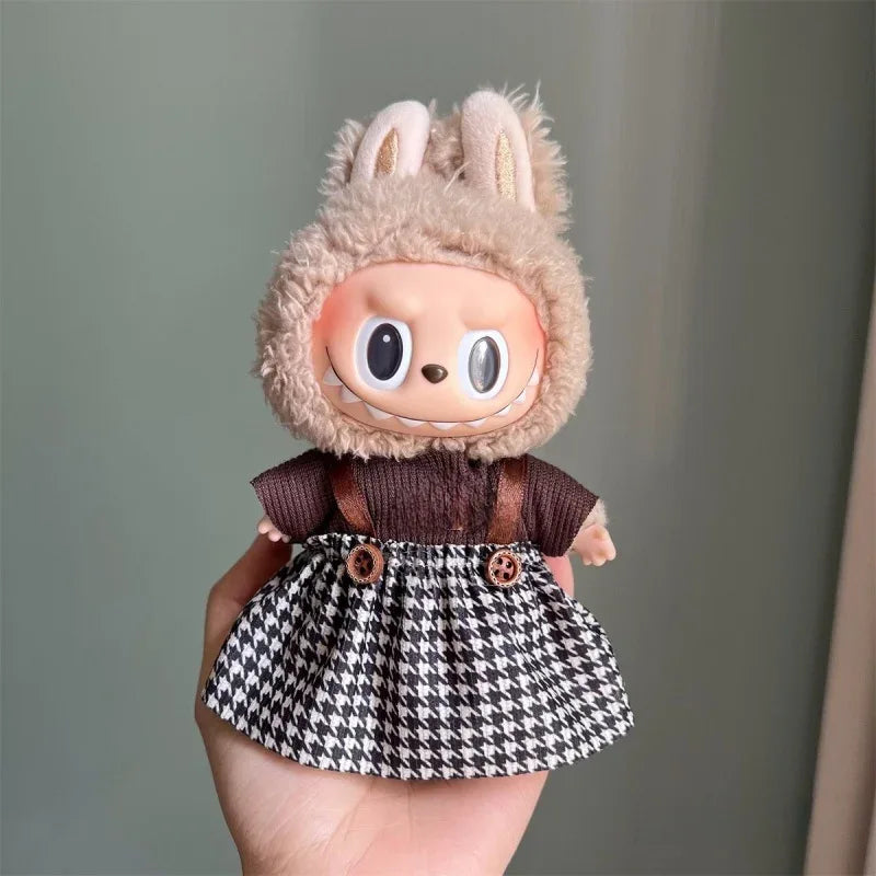Labubu Plush Doll Clothes Set Keeps 17cm Mini Doll Stylish - ToylandEU
