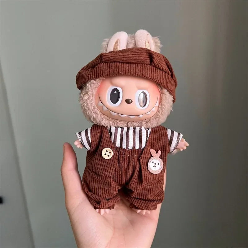 Labubu Plush Doll Clothes Set Keeps 17cm Mini Doll Stylish - ToylandEU