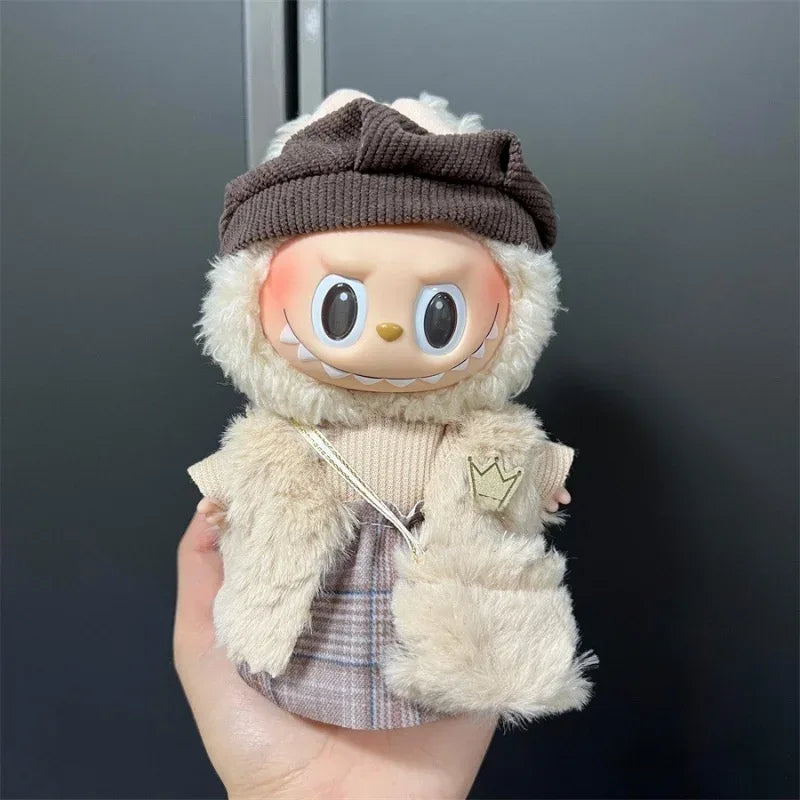 Labubu Plush Doll Clothes Set Keeps 17cm Mini Doll Stylish - ToylandEU