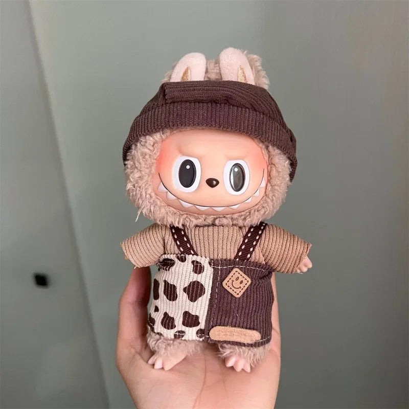 Labubu Plush Doll Clothes Set Keeps 17cm Mini Doll Stylish - ToylandEU