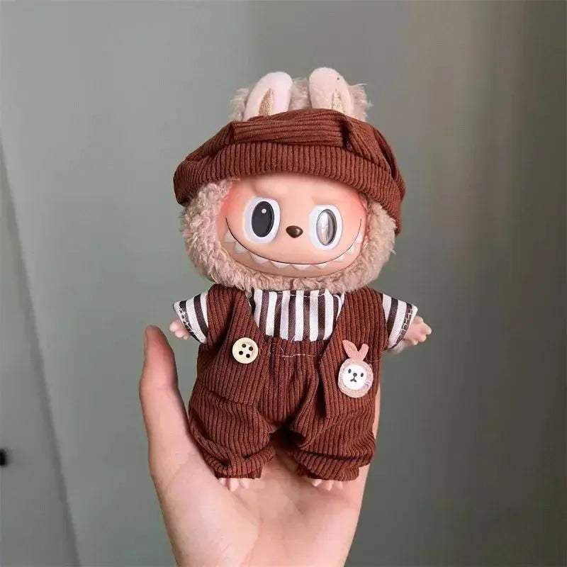  Labubu Plush Doll Clothes for 17cm Mini Doll Stylish -  ToylandEU™