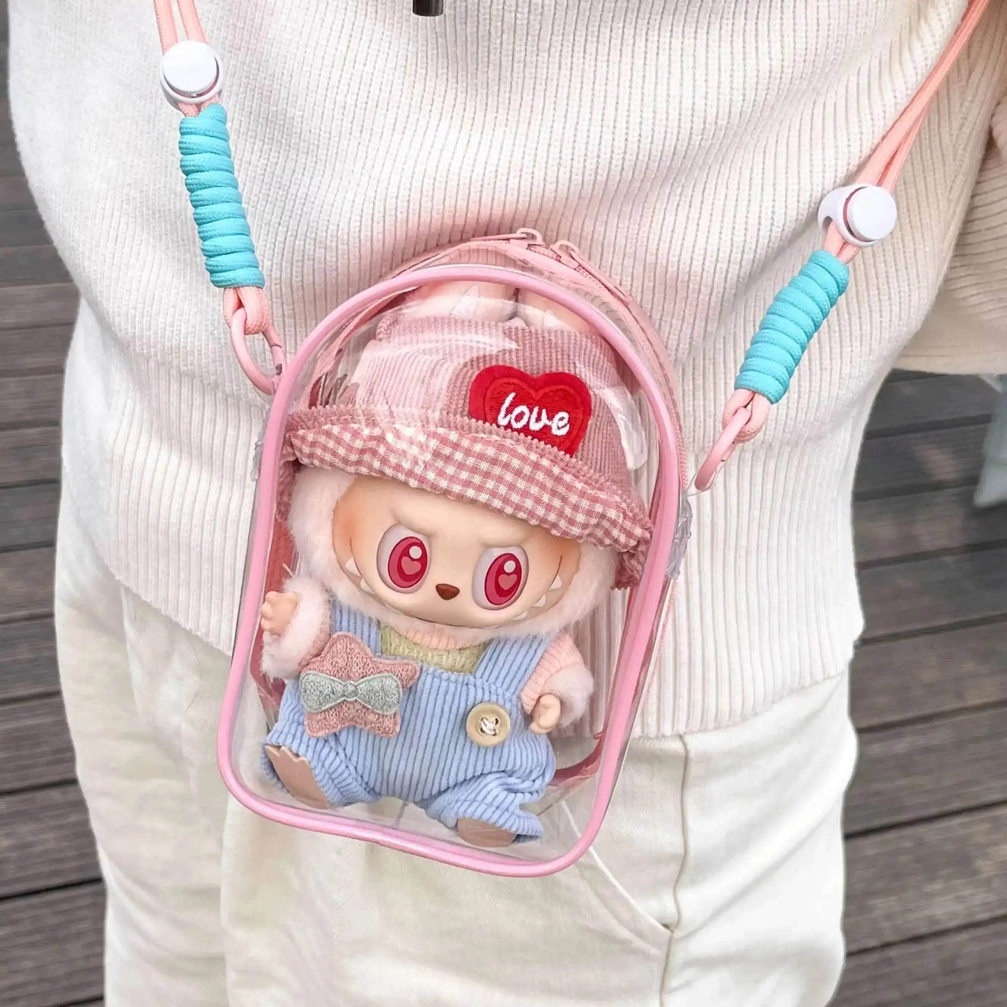 Labubu Protect Case Labubu Sitting Party 15cm Doll Bag - ToylandEU