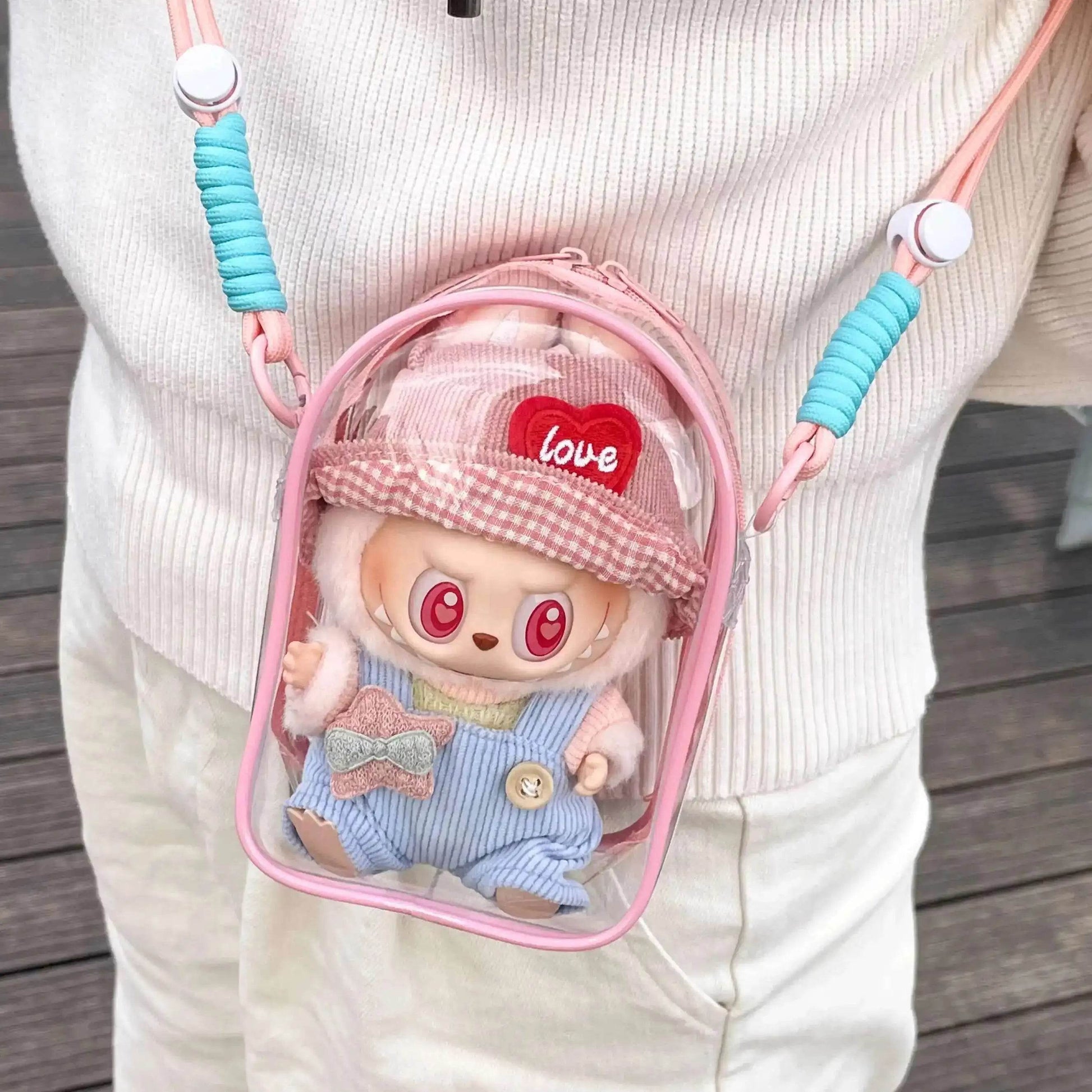 Labubu Protect Case Labubu Sitting Party 15cm Doll Bag - ToylandEU