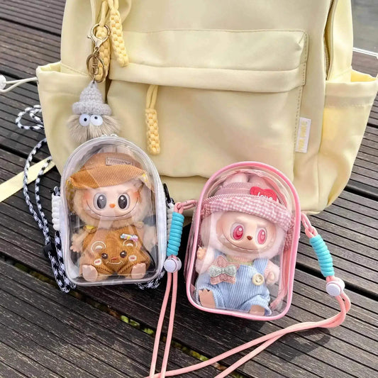  Labubu Protect Case Labubu Sitting Party Cotton Doll Bag -  ToylandEU™