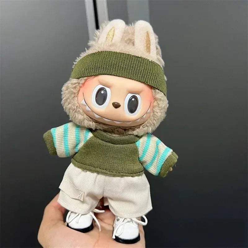 Labubu Seventeen Centimeter Plush Doll Clothes Set For Versatile Series - ToylandEU