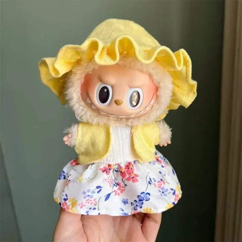 Labubu Seventeen Centimeter Plush Doll Clothes Set For Versatile Series - ToylandEU
