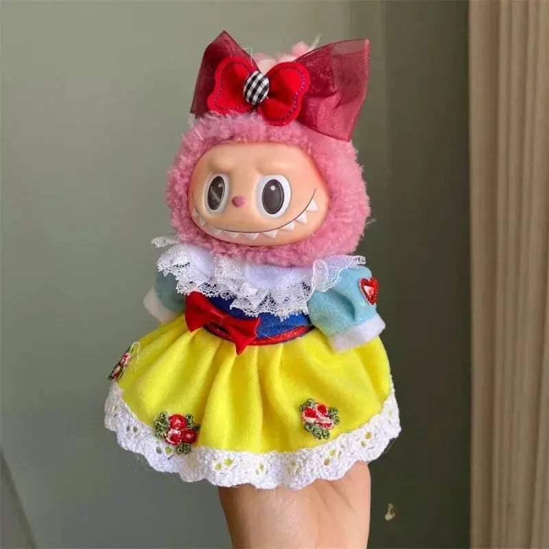 Labubu Seventeen Centimeter Plush Doll Clothes Set For Versatile Series - ToylandEU