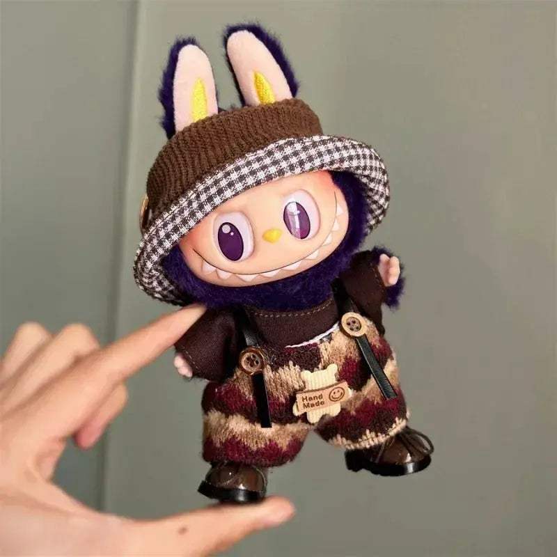 Labubu Seventeen Centimeter Plush Doll Clothes Set For Versatile Series - ToylandEU