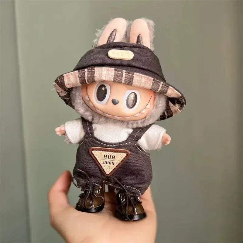 Labubu Seventeen Centimeter Plush Doll Clothes Set For Versatile Series - ToylandEU