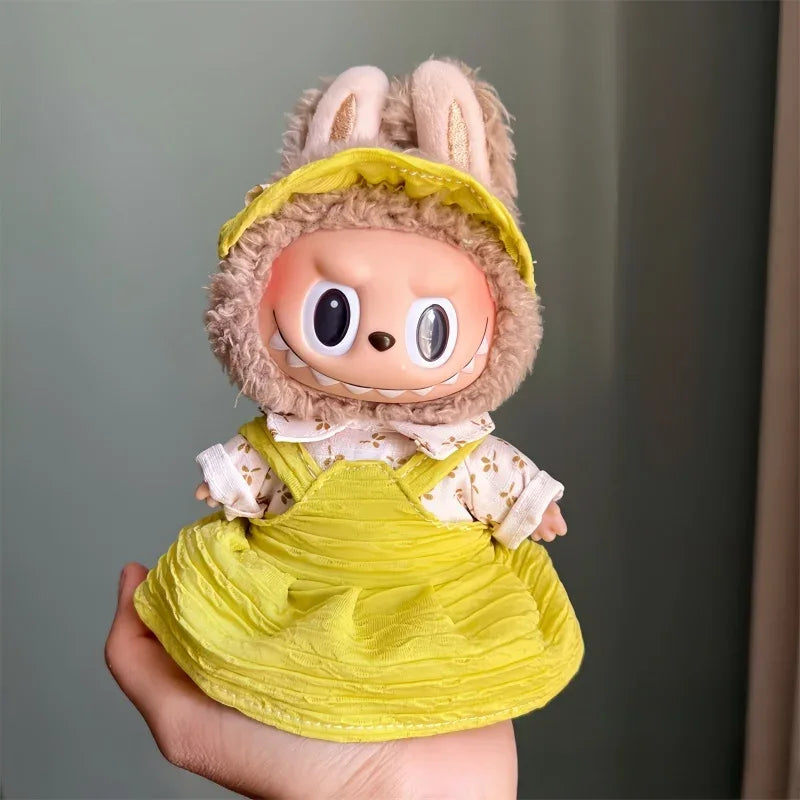 Labubu Soft Cotton Doll Clothes Set For 17cm Cosplay Dress - ToylandEU