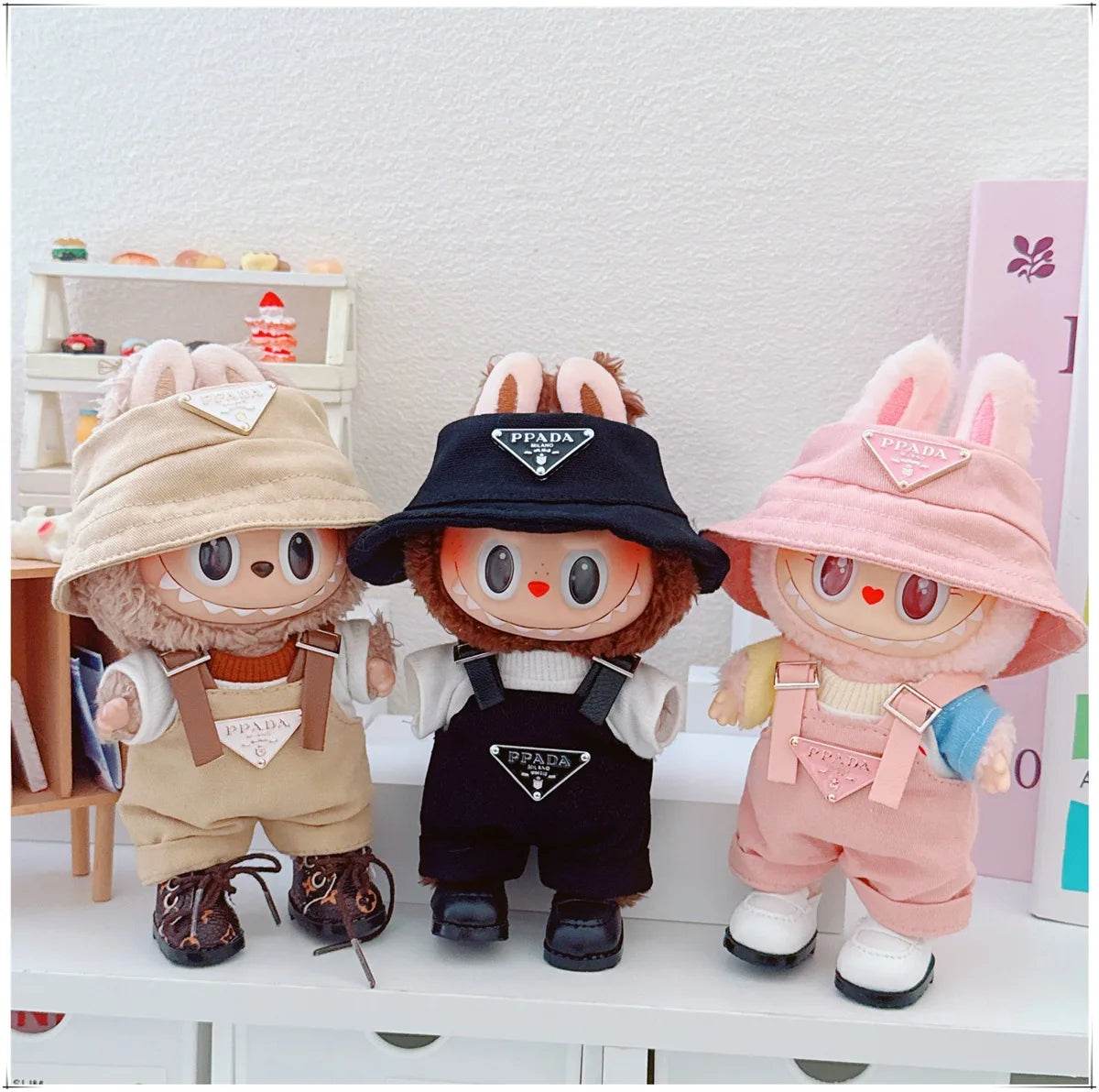 Labubu V1v2v3 17cm Sitting Party Macaron Fashion Set - ToylandEU
