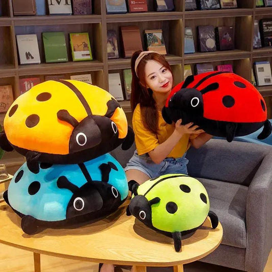  Ladybug Plush Toy Cushion Colorful Soft 40 To 80 Cm -  ToylandEU™