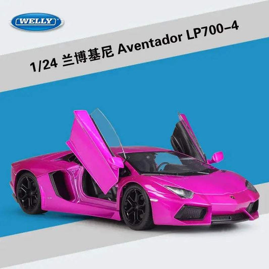Lamborghini Aventador LP700 Diecast Model Car Premium Metal Build - ToylandEU