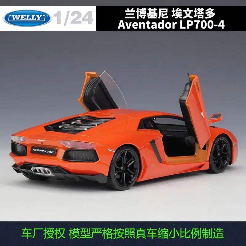 Lamborghini Aventador LP700 Diecast Model Car Premium Metal Build - ToylandEU