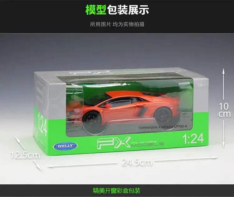 Lamborghini Aventador LP700 Diecast Model Car Premium Metal Build - ToylandEU