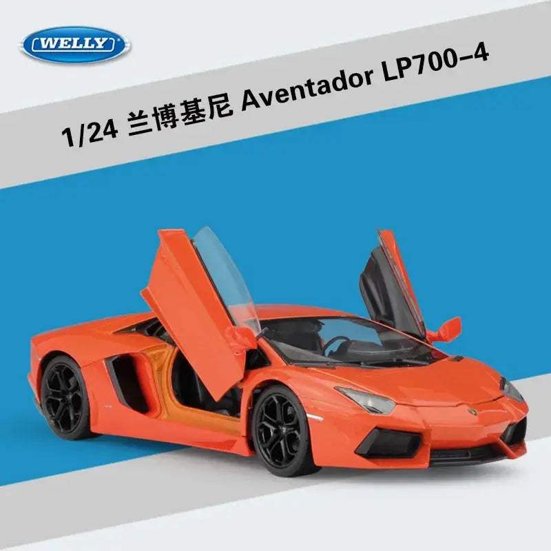 Lamborghini Aventador LP700 Diecast Model Car Premium Metal Build - ToylandEU