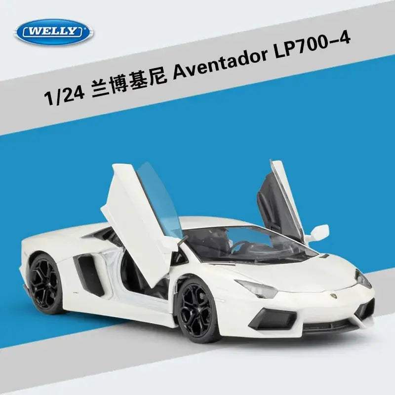 Lamborghini Aventador LP700 Diecast Model Car Premium Metal Build - ToylandEU