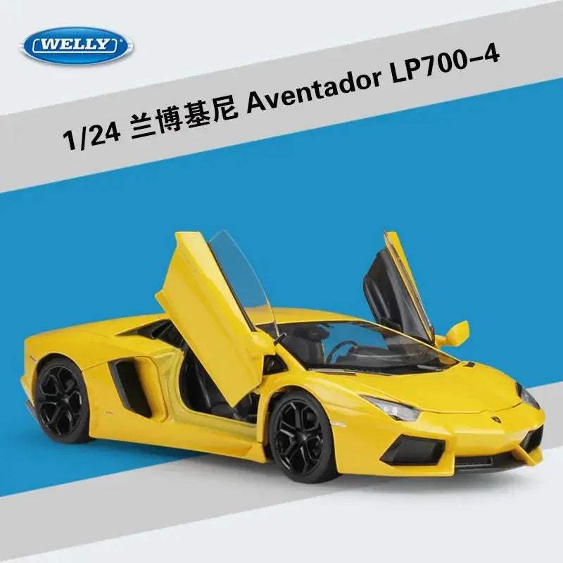Lamborghini Aventador LP700 Diecast Model Car Premium Metal Build - ToylandEU
