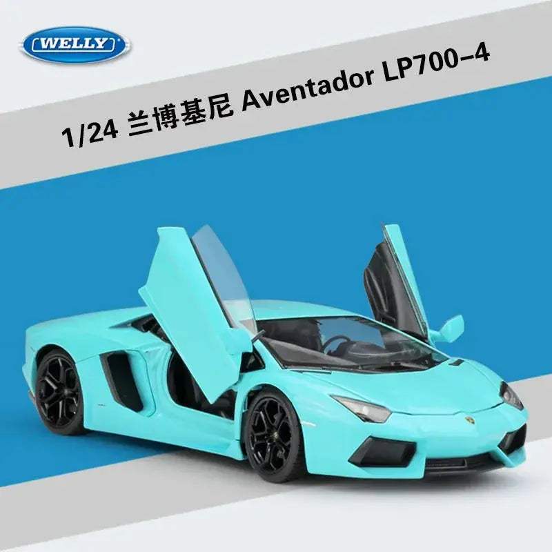 Lamborghini Aventador LP700 Diecast Model Car Premium Metal Build - ToylandEU
