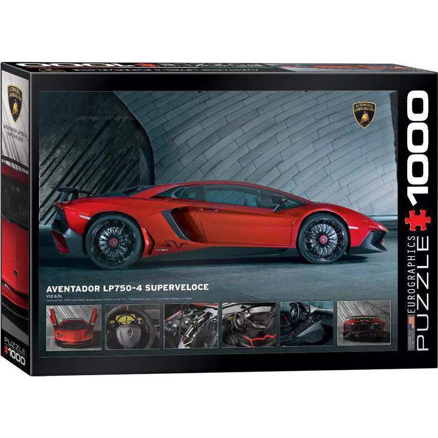 Lamborghini Aventador 1000 Piece Jigsaw Puzzle Officially Licensed - ToylandEU