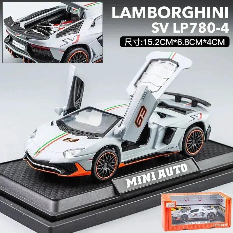  Lamborghini Aventador SVJ 1 32 Diecast Car With Sound -  ToylandEU™
